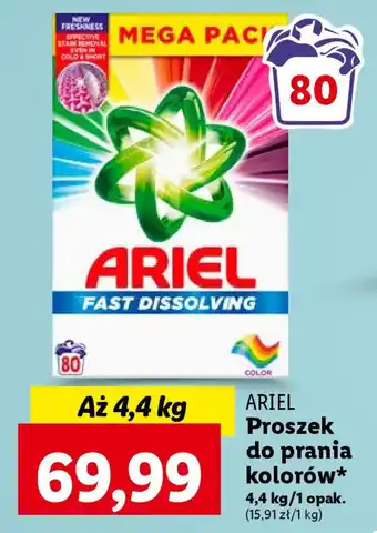 Lidl ARIEL Proszek do prania kolorów 4,4 kg oferta