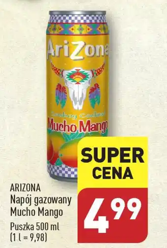 ALDI ARIZONA Napój gazowany Mucho Mango 500 ml oferta