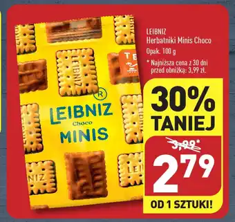 ALDI LEIBNIZ Herbatniki Minis Choco 100 g oferta