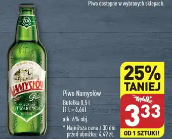 ALDI Piwo Namysłów 0,5l oferta