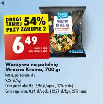 Biedronka Warzywa na patelnie Mroźna Kraina oferta