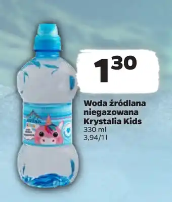 Netto Woda źródlana niegazowana Krystalia Kids oferta