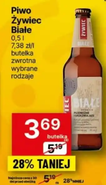 Delikatesy Centrum Piwo Żywiec Białe 0,5l oferta