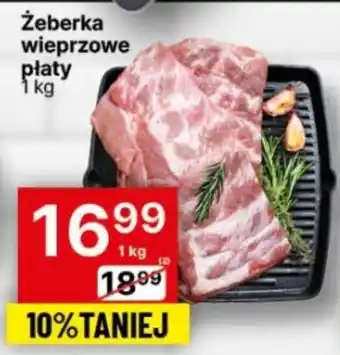 Delikatesy Centrum Żeberka wieprzowe płaty 1kg oferta