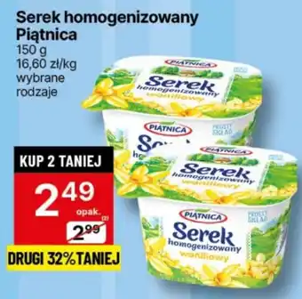 Delikatesy Centrum Serek homogenizowany Piątnica 150g oferta
