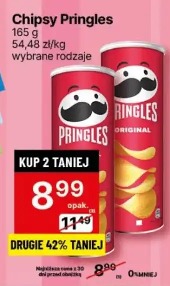 Delikatesy Centrum Chipsy Pringles 165 g oferta