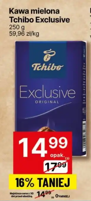 Delikatesy Centrum Kawa mielona Tchibo Exclusive 250 g oferta