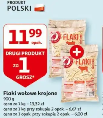 Auchan Flaki wołowe krojone 900 g oferta