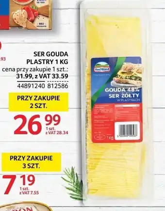 Selgros SER GOUDA PLASTRY 1 KG oferta