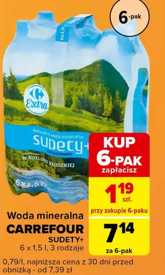 Carrefour Express Woda mineralna Carrefour oferta