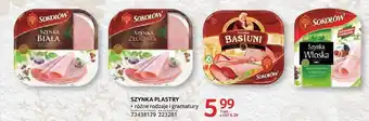 Selgros SZYNKA PLASTRY oferta