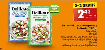 Biedronka Ser sałatkowo-kanapkowy Delikate, 270 g oferta