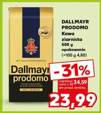 Kaufland Kawa ziarnista Dallmayr oferta