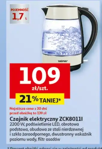 Auchan Czajnik elektryczny Zelmer oferta