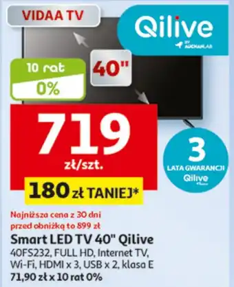 Auchan Smart tv Qilive oferta