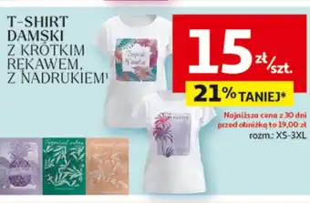 Auchan T-shirt damski oferta