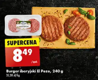 Biedronka Burger iberyjski El Pozo, 240 g oferta