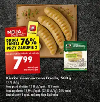 Biedronka kiszka ziemniaczana Gzella 580 g oferta