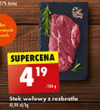 Biedronka Stek wołowy z rozbratla 100 g oferta