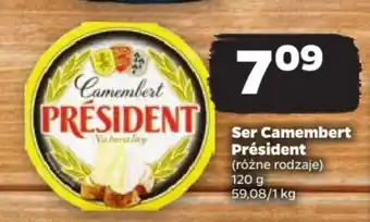 Netto Ser Camembert Président 120g oferta