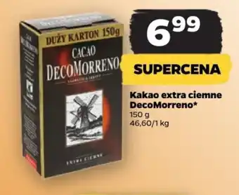 Netto Kakao extra ciemne DecoMorreno 150g oferta