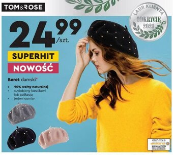 Biedronka Beret damski oferta