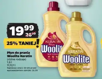 Netto Płyn do prania Woolite Keratin 1,8l oferta