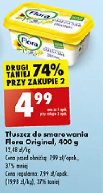 Biedronka Tłuszcz do smarowania Flora Original, 400 g oferta