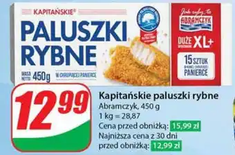 Dino Kapitańskie paluszki rybne Abramczyk 450 g oferta