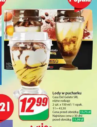 Dino Lody w pucharku Casa Del Gelato SRL 2x150ml oferta