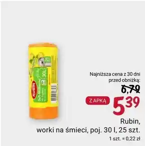 Rossmann Worki na śmieci Rubin oferta