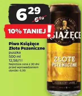 Netto Książęce Złote Pszeniczne Piwo 500 ml oferta