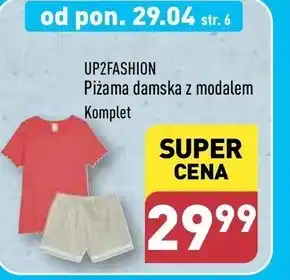 ALDI Piżama damska Up2Fashion oferta