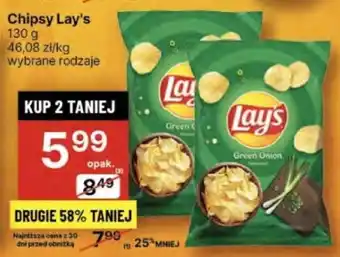 Delikatesy Centrum Chipsy Lay's 130 g oferta