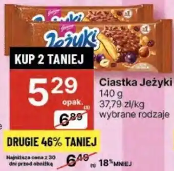 Delikatesy Centrum Ciastka Jeżyki 140g oferta