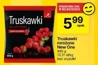 Delikatesy Centrum Truskawki mrożone New One 450 g oferta