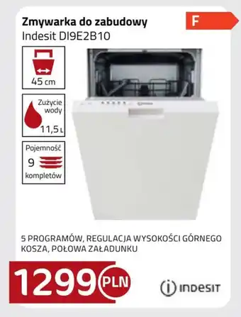 Kakto Zmywarka do zabudowy Indesit oferta