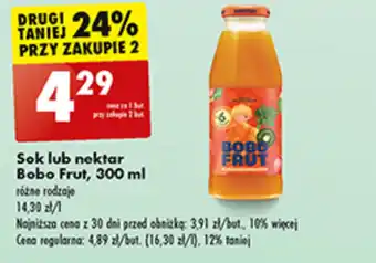 Biedronka Sok Bobo Frut oferta