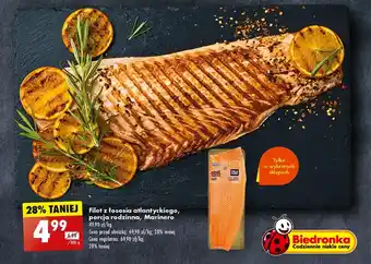 Biedronka Filet z łososia Marinero oferta