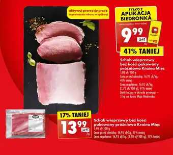 Biedronka Schab bez kości Kraina Mięs oferta