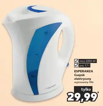 Kaufland Czajnik elektryczny Esperanza oferta