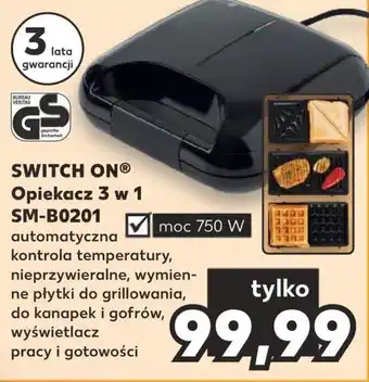 Kaufland Opiekacz do kanapek Switch On oferta