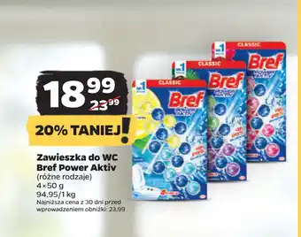 Netto Zawieszka do WC Bref Power Aktiv oferta