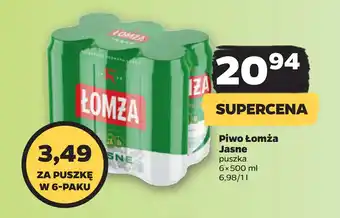 Netto Piwo Łomża Jasne oferta