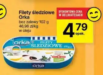 Delikatesy Centrum Filety śledziowe Orka 102g oferta