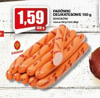 Topaz Parówki delikatesowe 100g oferta