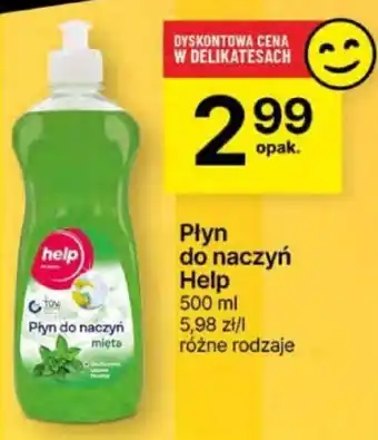 Delikatesy Centrum Płyn do naczyń Help 500 ml oferta