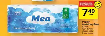 Delikatesy Centrum Papier toaletowy Mea 8 rolek oferta