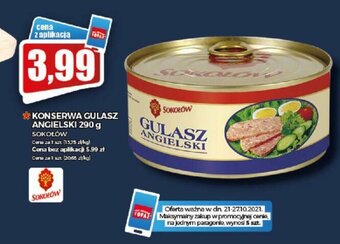 Topaz Konserwa Gulasz angielski 290g oferta
