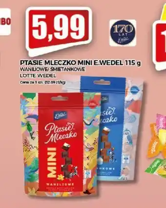 Topaz Ptasie mleczko Mini E. Wedel 115g oferta